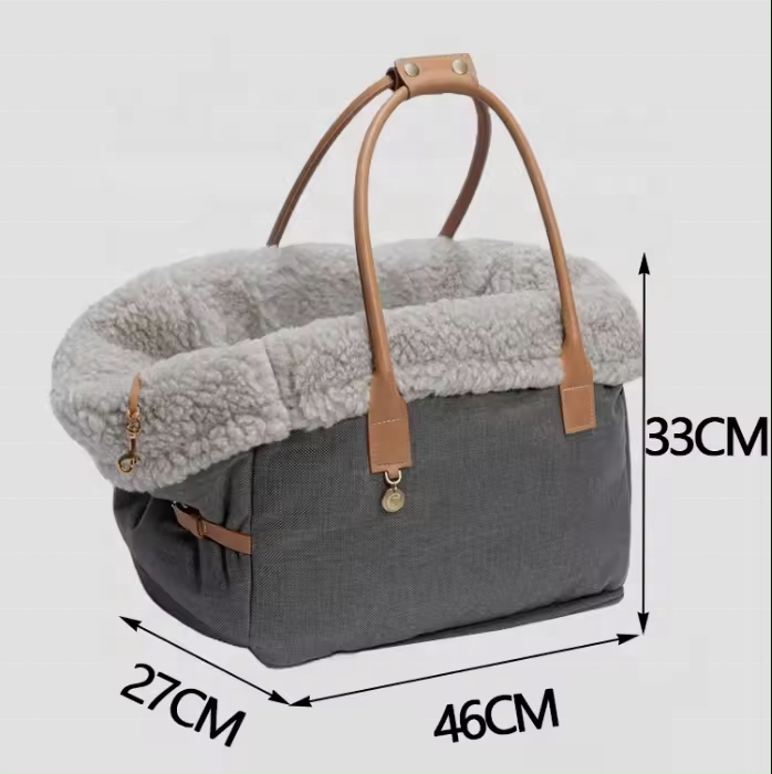 Customized New Design Puppy Carrier Bag Warm Soft Pet Carrier Travel Portable Breathable Pet Bag Luxury