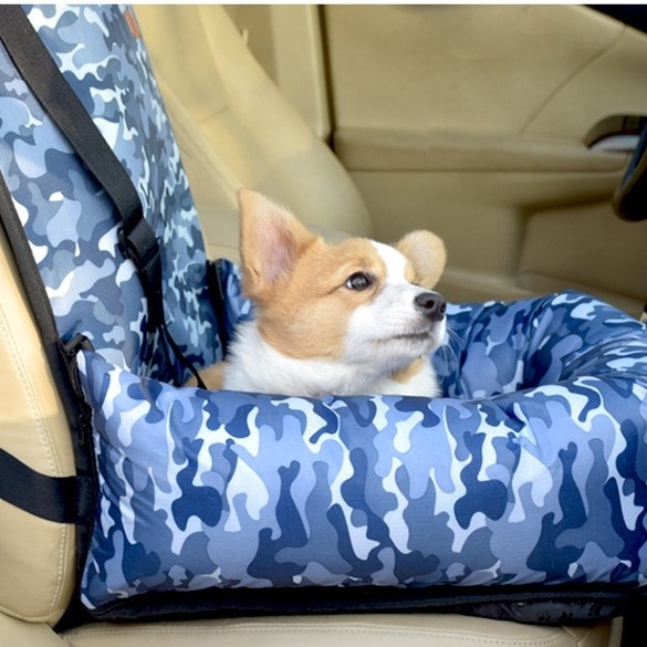 Luxury Dog Car Seat Comfortable Pet Booster Car Seat Dog Travel Bed Pet Carrier for Small dogs