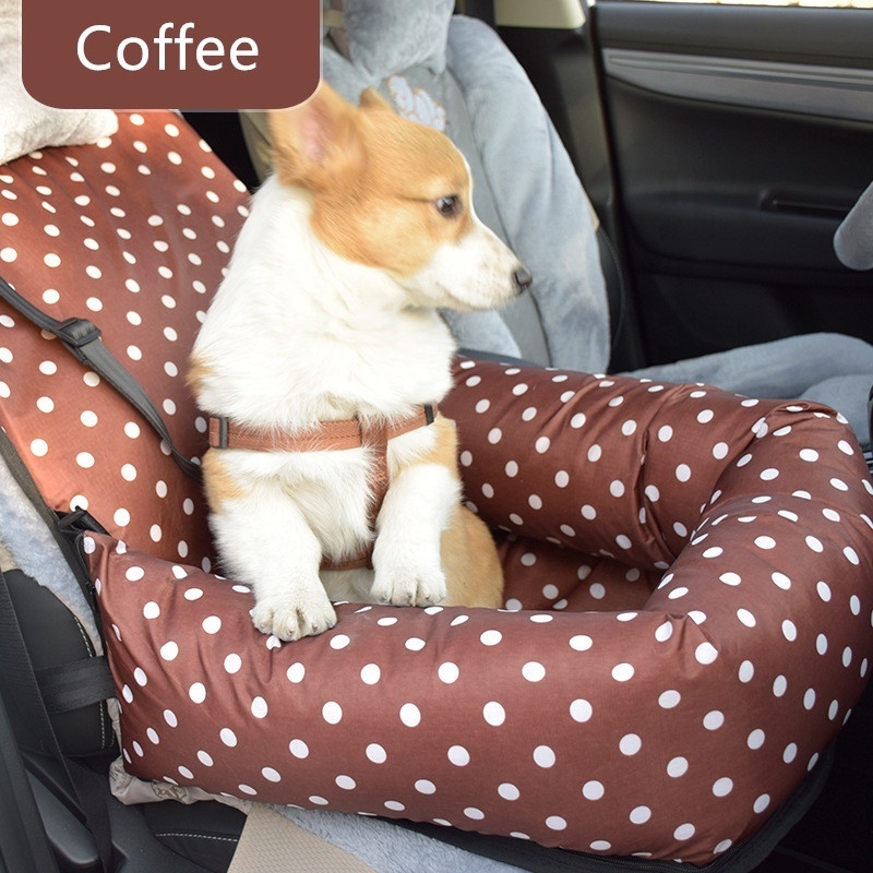 Luxury Dog Car Seat Comfortable Pet Booster Car Seat Dog Travel Bed Pet Carrier for Small dogs