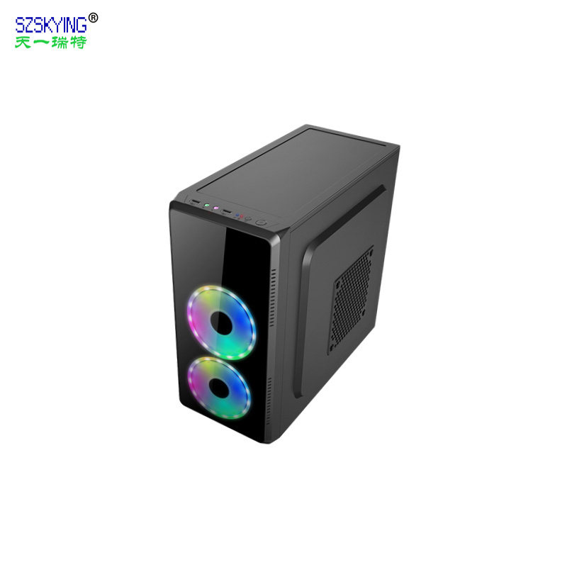 OEM High Quality Atx With Power Supply Fan Cooler Master 3.5HDD SPCC Led Gaming CPU Cabinet Computer Case