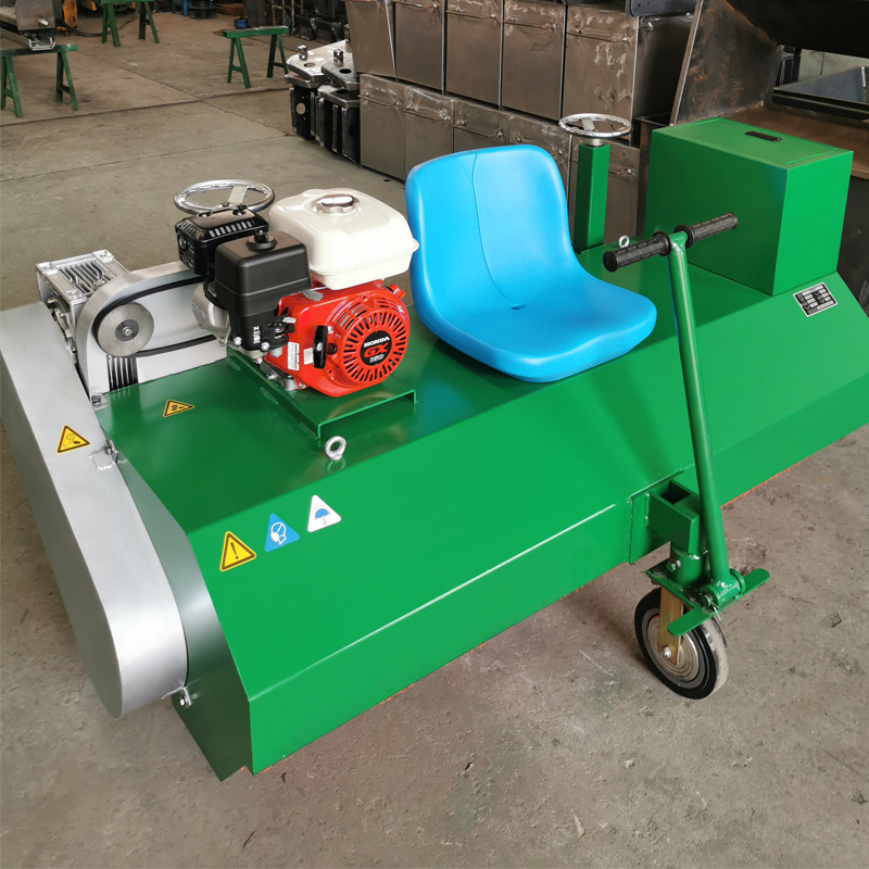 Gasoline Artificial grass brushing machine Grass  Carding Machine Grass combing and maintenance