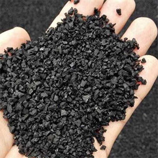 1-3mm Skyjade black rubber granules synthetic infilling artificial grass for football court