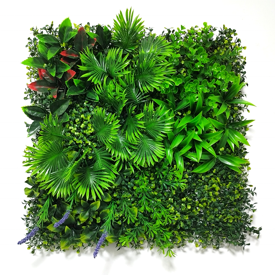 SkyJade Wholesale 50x50cm Artificial Green Wall Panels Indoor and Outdoor Grass Hedge Decoration