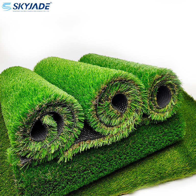 7mm 8mm 10mm 15mm 20mm 25mm 35mm Landscape Grass SKYJADE Cheap Artificial faux turf Synthetic lawn Grass Carpet