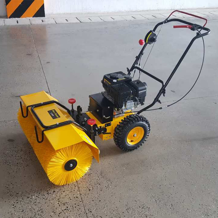 Portable sand brushing machine for artificial grass installation and clear