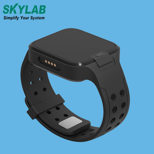 SKYLAB Black Asset tracking Monitoring Device Wristband Tracing UWB Social Distancing Smart Bracelet