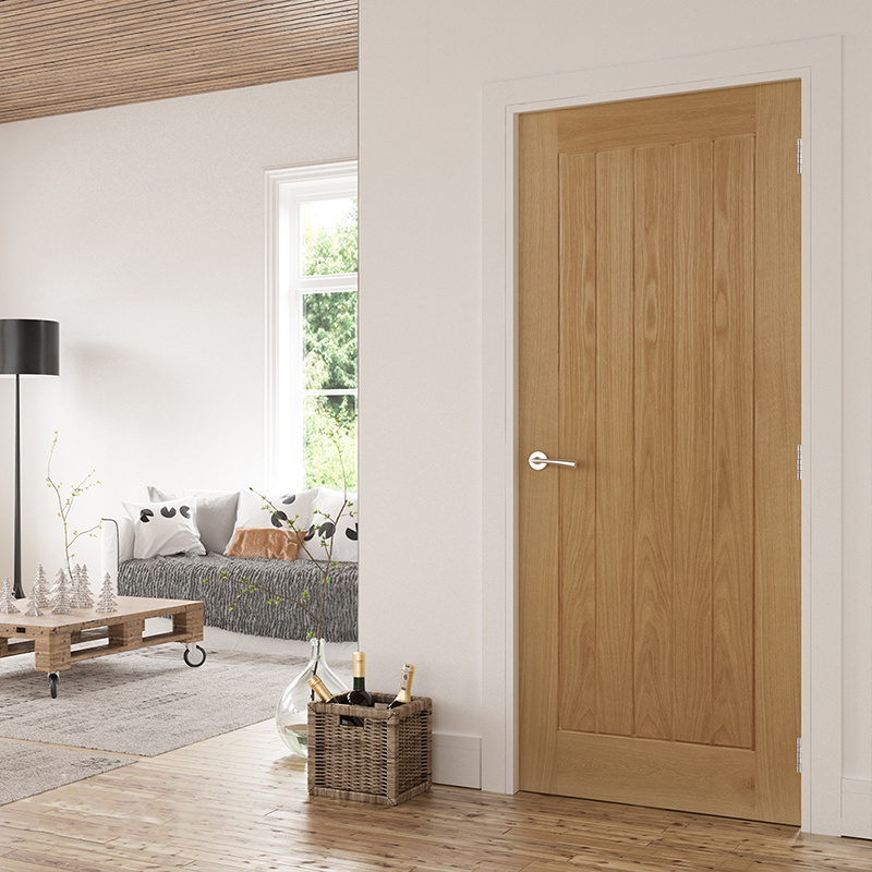 Skyland Melamine Door Interior Soundproof MDF Solid Wood Doors for House Doors