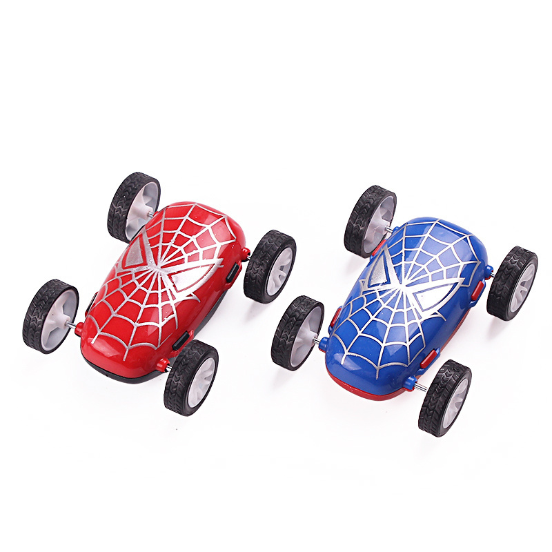 Promotional Gifts Surprise Egg Car Toy Double Sides Funny Spider Man Car For Kids