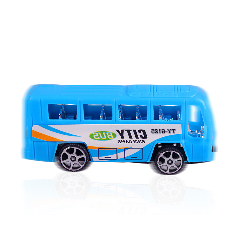 Direct China Toy Manufacturer Cheap Plastic Mini Double Decker Pull Back Toy Bus For Promotion