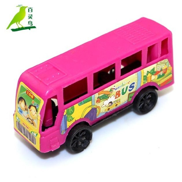 Cheapest plastic toys, big bus baby mini toy