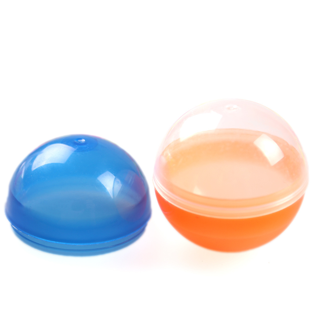 Colorful Vending Machine Egg Capsule Toys 32mm Empty Plastic Gashapon Capsule Toys For Children