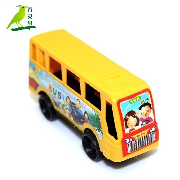 Cheapest plastic toys, big bus baby mini toy