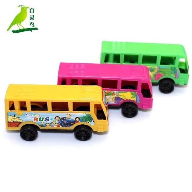 Cheapest plastic toys, big bus baby mini toy