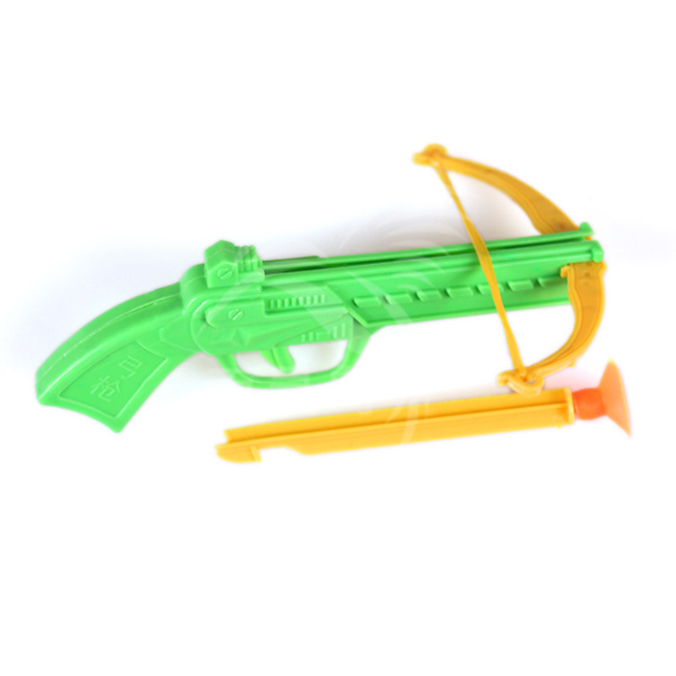 Very Funny Wholesale Cheap Price Hunting Slingshot bow and arrow Plastic gun toy For Snack Promotional Gift