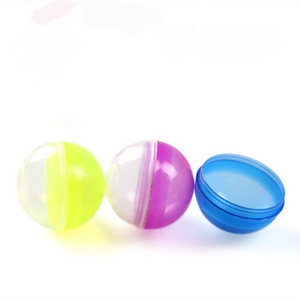 Colorful Vending Machine Egg Capsule Toys 32mm Empty Plastic Gashapon Capsule Toys For Children