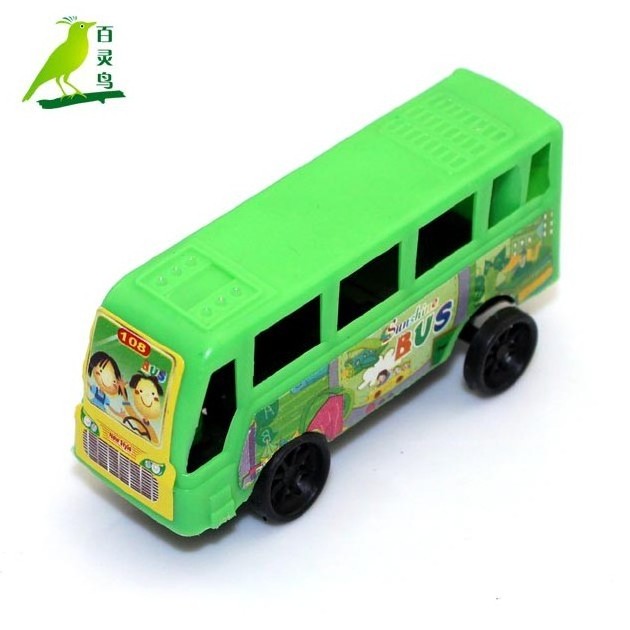 Cheapest plastic toys, big bus baby mini toy