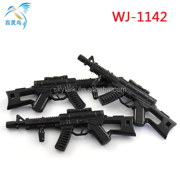 Cheap Price Promotional Small Plastic Submachine black toys gun for boys