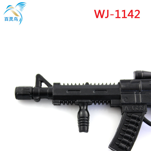 Cheap Price Promotional Small Plastic Submachine black toys gun for boys