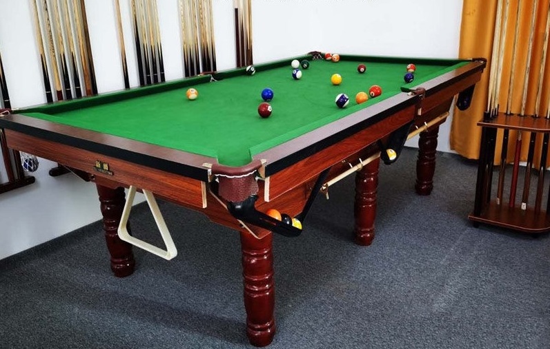 Billiard table American standard adult PVC home black simple 7ft Black Green Red Accessories Sport pool table