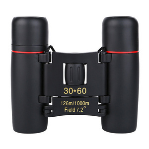 30x60 Waterproof Binoculars Clear Set Eye Color Combo Weight Net Origin Type Relief Pupil View red film mini outdoor  Telescope