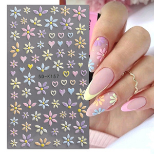 Daisy Dandelion Nail Stickers