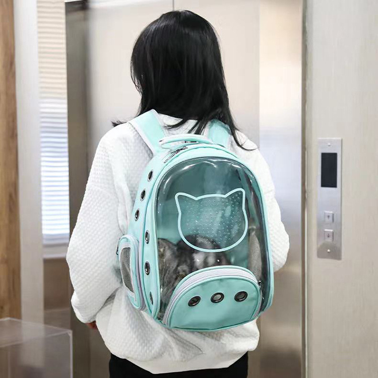 Transparent New design  pet backpack Women Fashion travel outdoor cat backpack carrier bubble bag