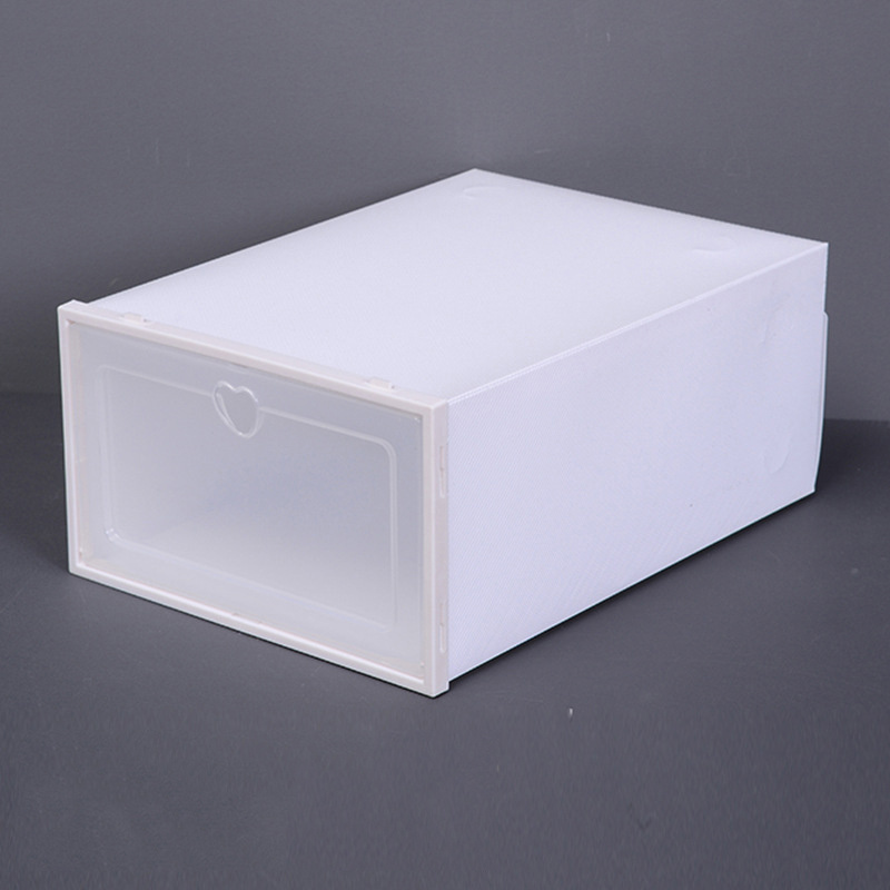 Hot Sale Clear Plastic Sneaker Boxes Stackable Organizer Shoe Storage Box Shoe Container Cubes for Sneaker