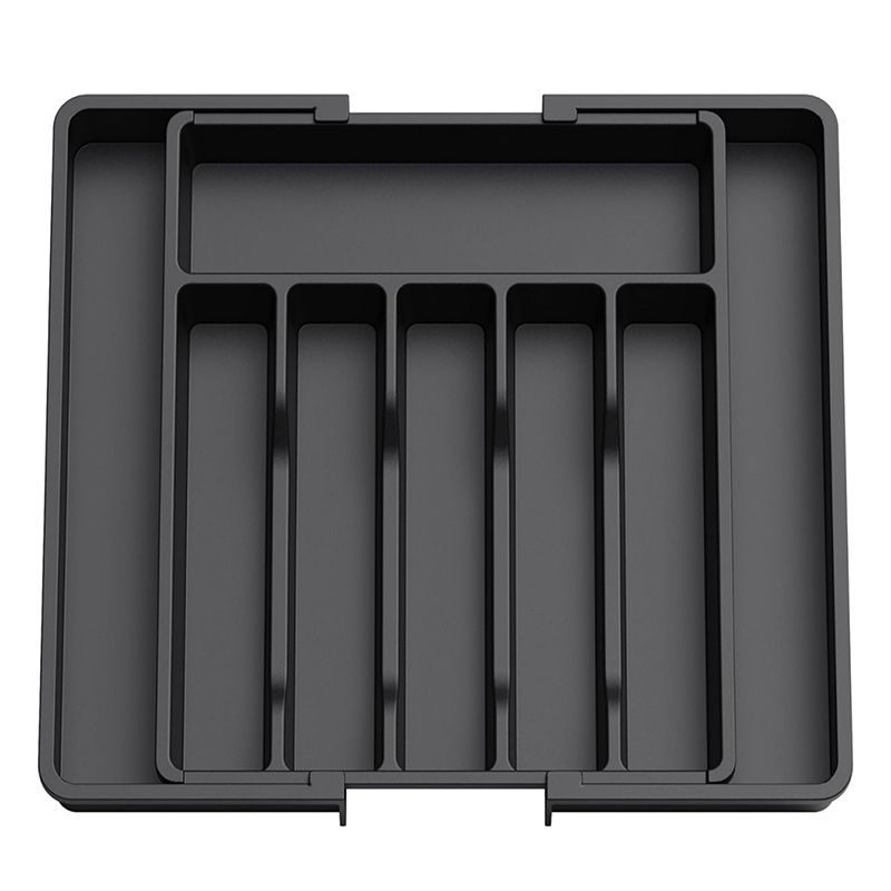 Wholesale High Quality Expandable Kitchen Drawer Tray Retractable Cutlery Tool Storage Box for Knife and Fork