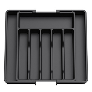 Wholesale High Quality Expandable Kitchen Drawer Tray Retractable Cutlery Tool Storage Box for Knife and Fork