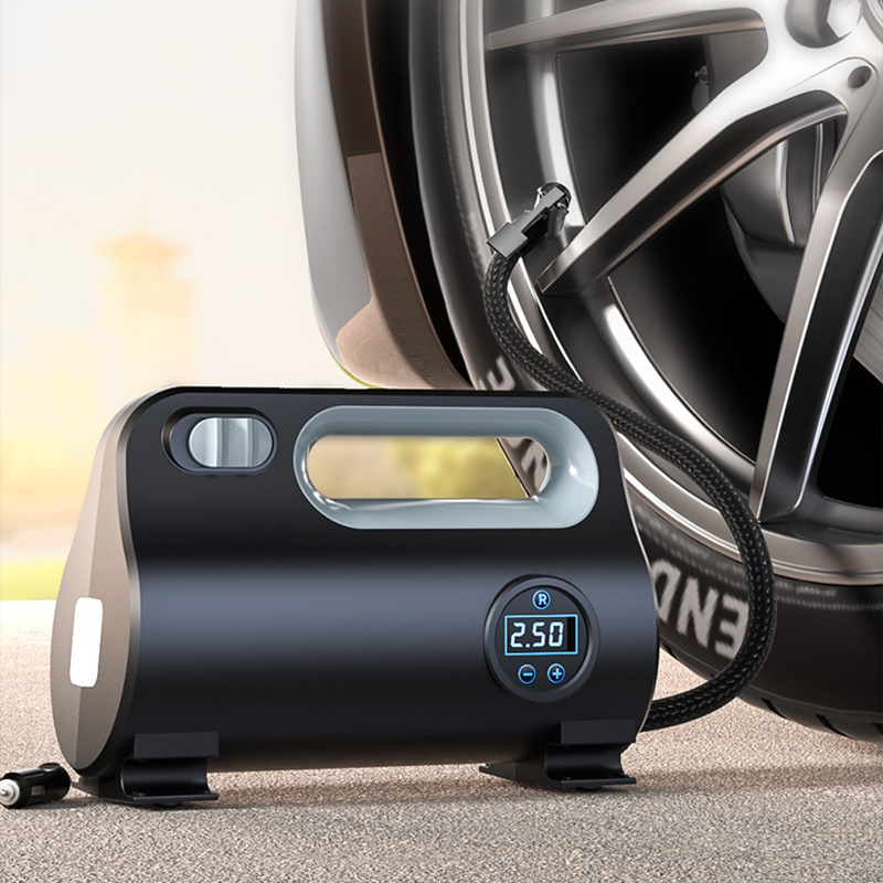 150psi Black Digital Tire Inflator DC 12V Wireless Mini Electric Smart Car Tyre Air Pump Portable Air Compressor for car