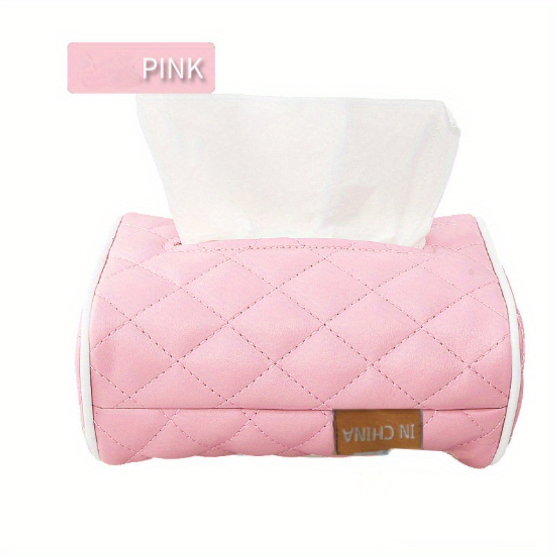 Car Tissue Holder Universal Sun Visor Tissue Box Auto Interior Accessories Pink/Black/White Tissue Holder