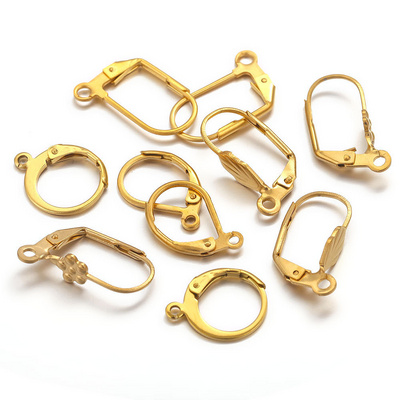 100pcs/bag Stainless Steel French Earring Hooks For Jewelry Making Ear Wire Hoop Earrings DIY  Making Supplies Components