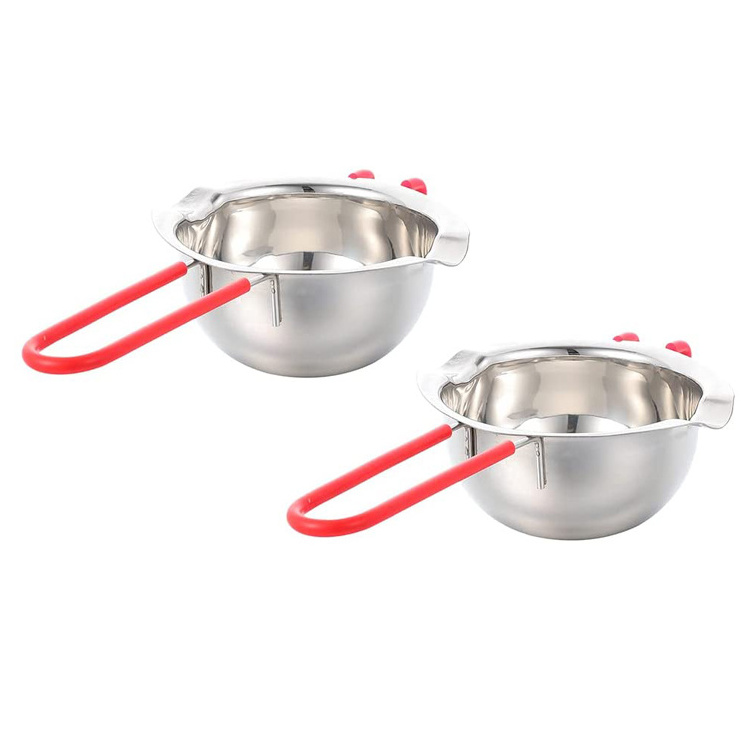 400ml Double Boiler Melting Pot Stainless Steel Chocolate Melting Pot with Heat Resistant Handle