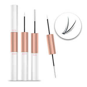 Jaunty Sky Cluster Eyelash Adhesive Double Head Latex Free Hypoallergenic Waterproof Custom Strip Lash Glue