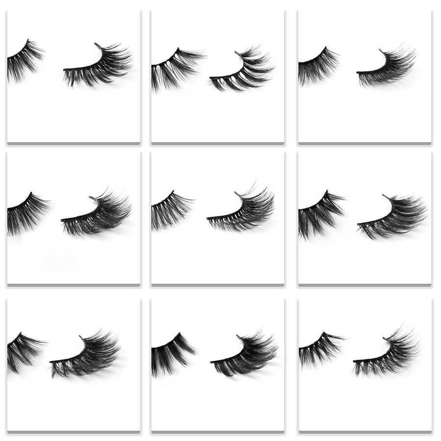 Factory Oem 100% real mink lashes 3D mink fur strip eyelashes lashes3d wholesale vendor 25mm other lashes full strip lashes