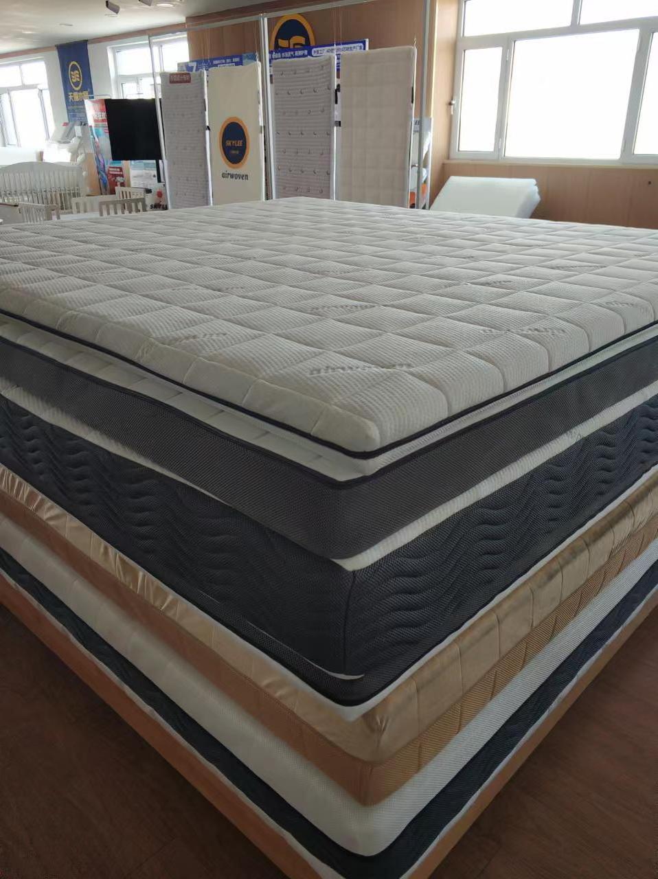 Skylee new arrival washable 4D air net POE mattress with mesh cover polymer air fiber mattress topper for sleeping