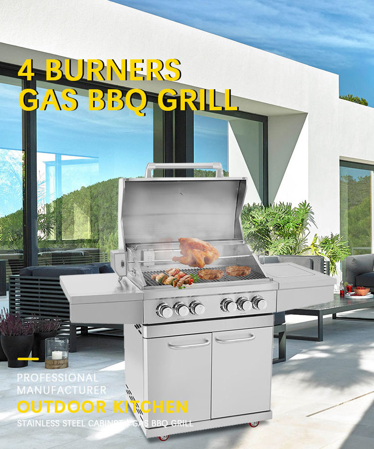 Factory stainless steel bbq BBQ grill outdoor barbecue kitchen