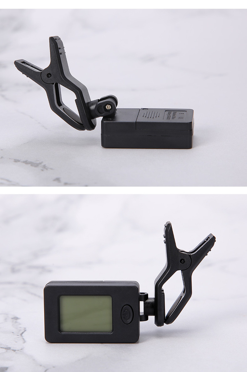 Popular OEM LCD Digital Guitar Tuner Clip For Acoustic guitar, Bass, Violin, Ukulele