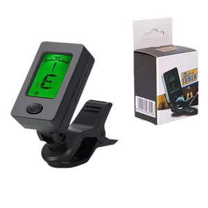 Popular OEM LCD Digital Guitar Tuner Clip For Acoustic guitar, Bass, Violin, Ukulele