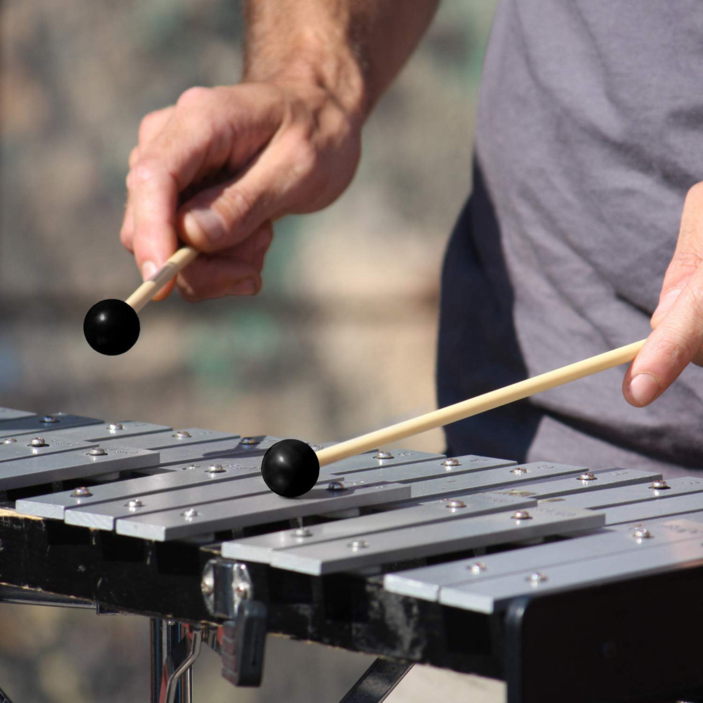 DHBS-3 plastic head xylophone Maple drum sticks Marimba mallets A pair of percussion mallets