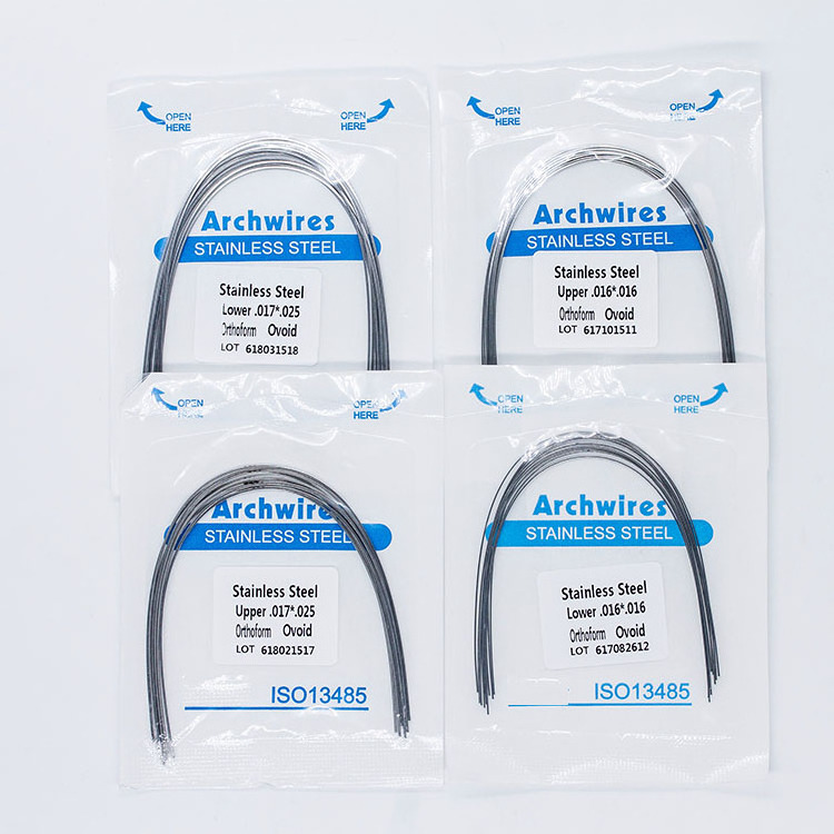 Dental Super elastic niti arch wire /stainless steel archwires orthodontic archwire