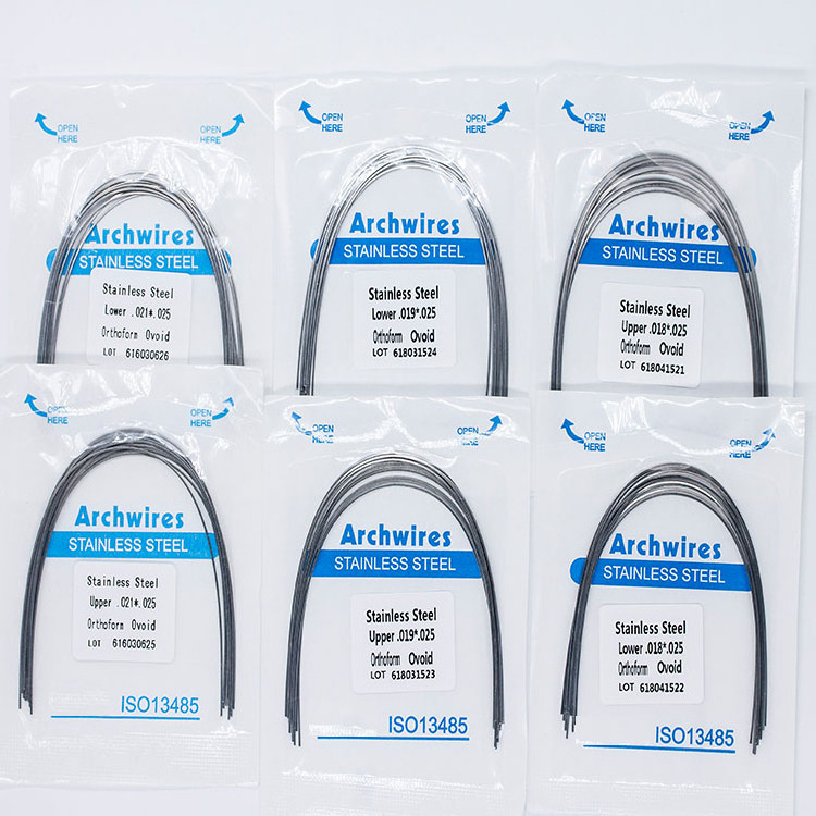 Dental Super elastic niti arch wire /stainless steel archwires orthodontic archwire