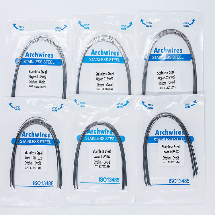 Dental Super elastic niti arch wire /stainless steel archwires orthodontic archwire