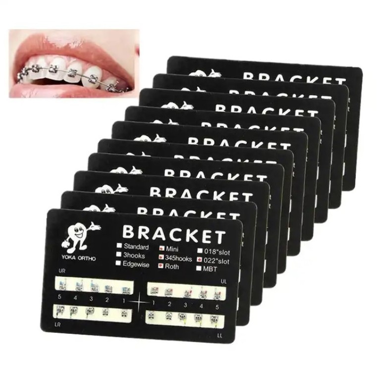 Dental Orthodontics Metal Brackets Mini Braces 022