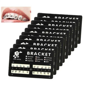 Dental Orthodontics Metal Brackets Mini Braces 022" Slot Roth/345 Hooks /MBT for Dentist Clinic Material