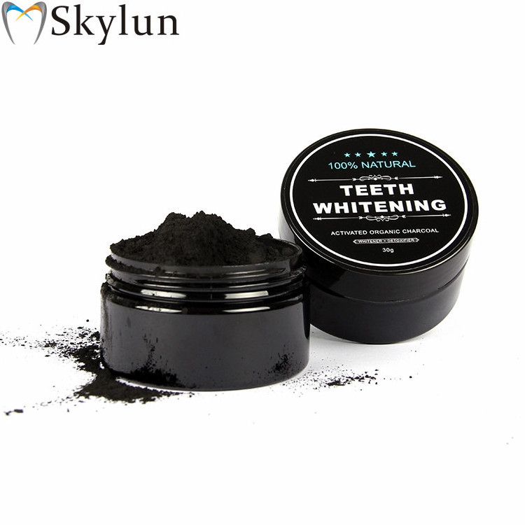 Private Logo Mint Activated Charcoal Organic Teeth Whitening powder charcoal powder teeth whitener