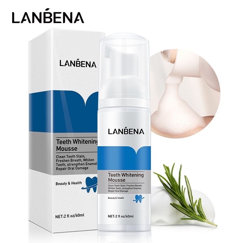 LANBENA Teeth Whitening Mousse Toothpaste Tooth-Cleaning Fresh Shining Bad Breath Teeth Cleaning Tooth Dental Tool