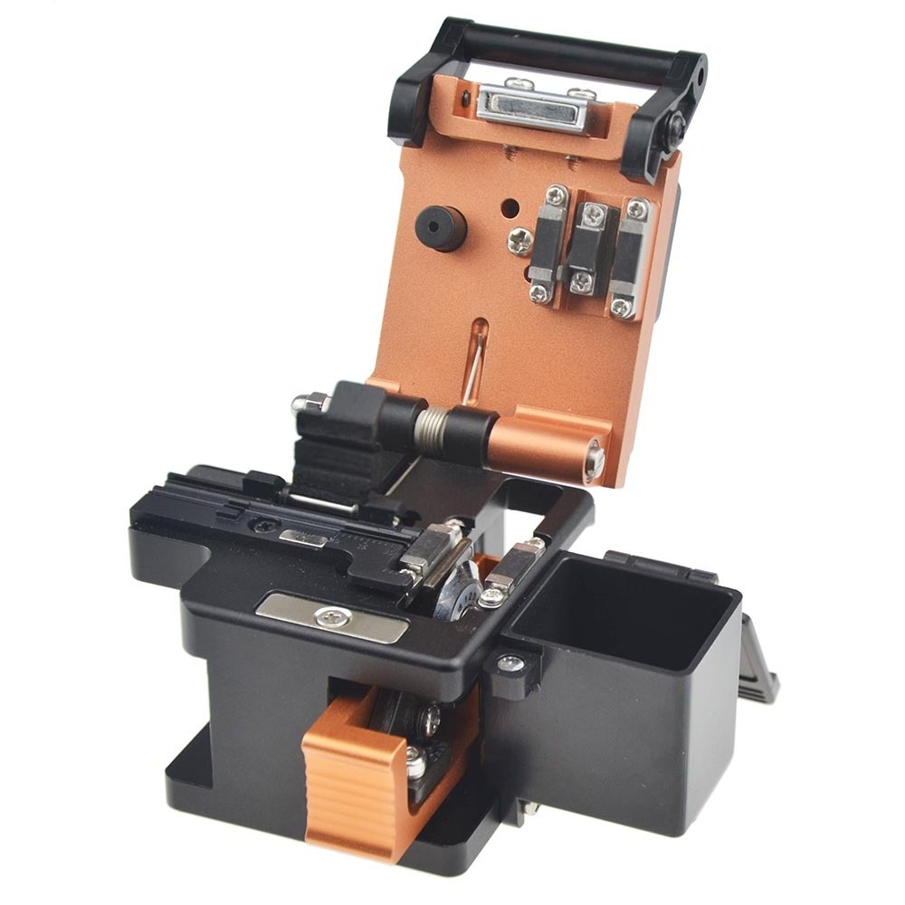 High precision 48,000 Times Cleaves fiber optic cleaver for optical fiber cleaver