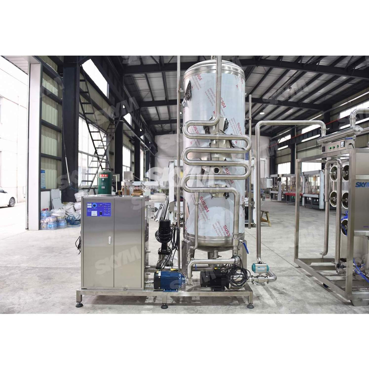 Beverage Industry Drinking Pure Distill Mineral Water Treatment Machinery Ro Plant Lake River Well Water Purification System