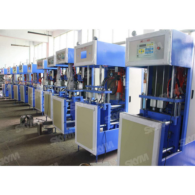 Semi Automatic Injection Plastic Blow Moulding Machine PET Jar Blower Bottles Blowing Making Machine